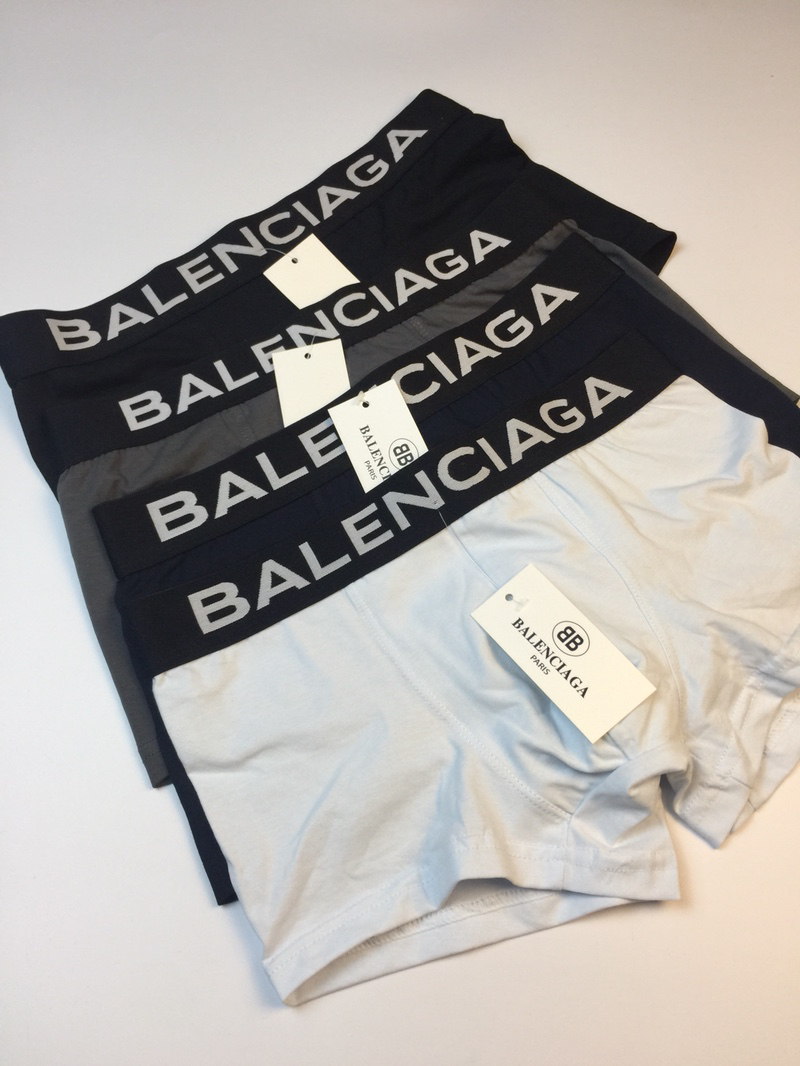 Balenciaga 3-Pack Modal Boxer Briefs Multicolor