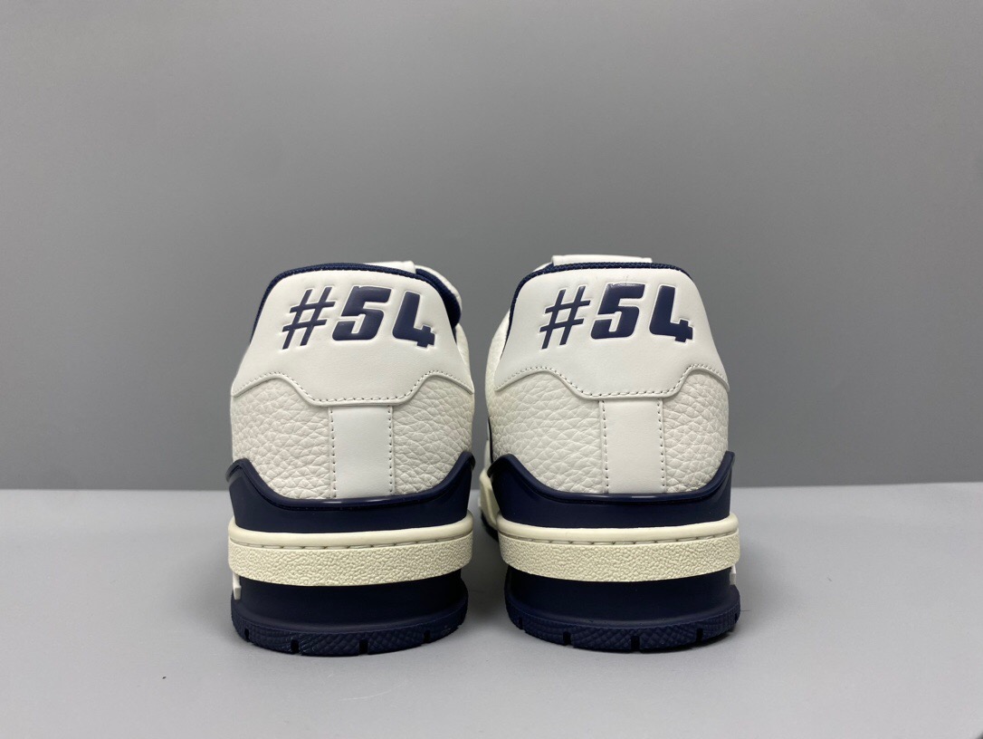 Louis Vuitton LV Trainer #54 Sneakers White Blue