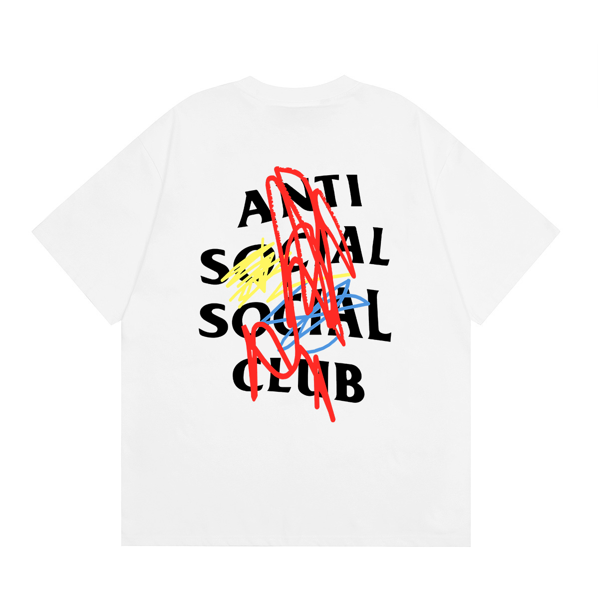 Anti Social Social Club Graffiti Logo Tee Multicolor
