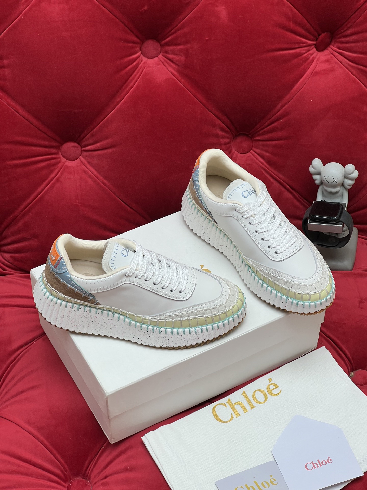 Chloe Platform Casual Sneakers Multicolor