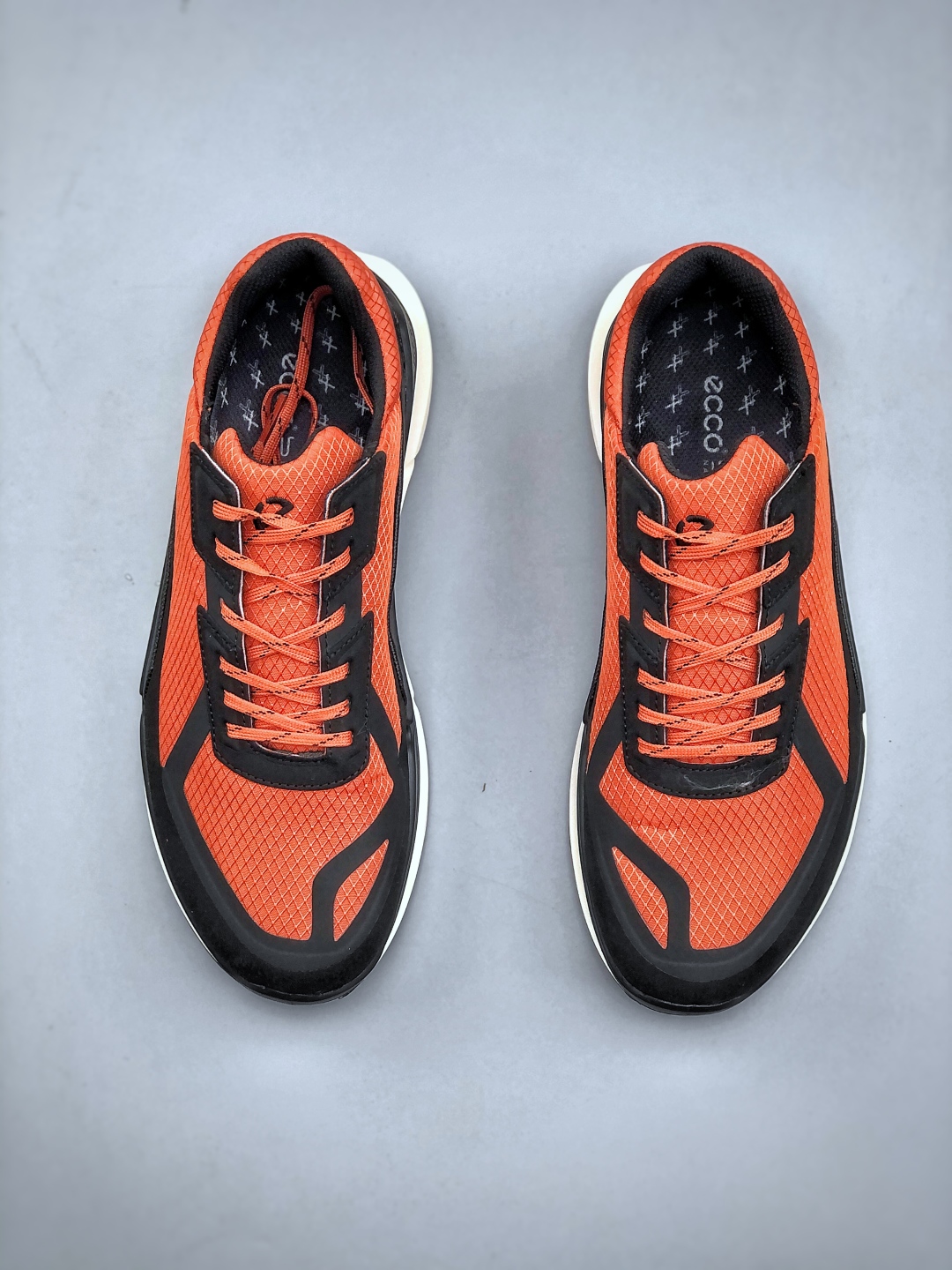 ECCO Breathable Running Sneakers Orange