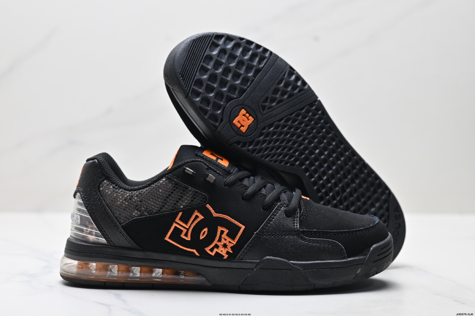 DC Shoes Versatile Air Low-Top Sneakers Black/Orange