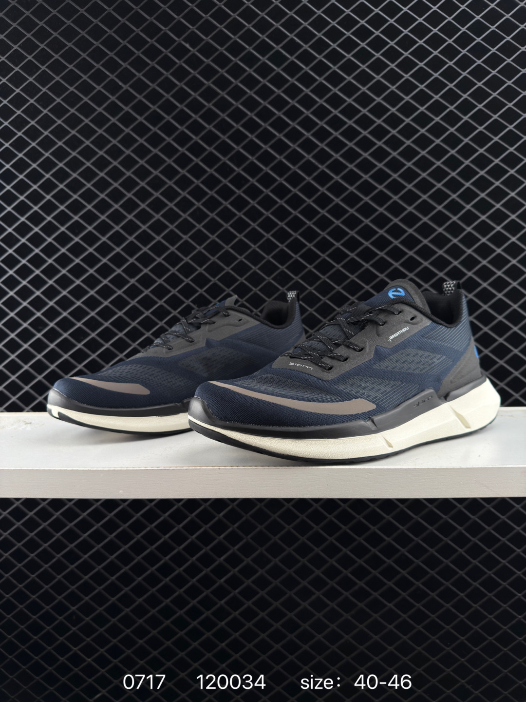 ECCO GripComfort Casual Sneakers Navy