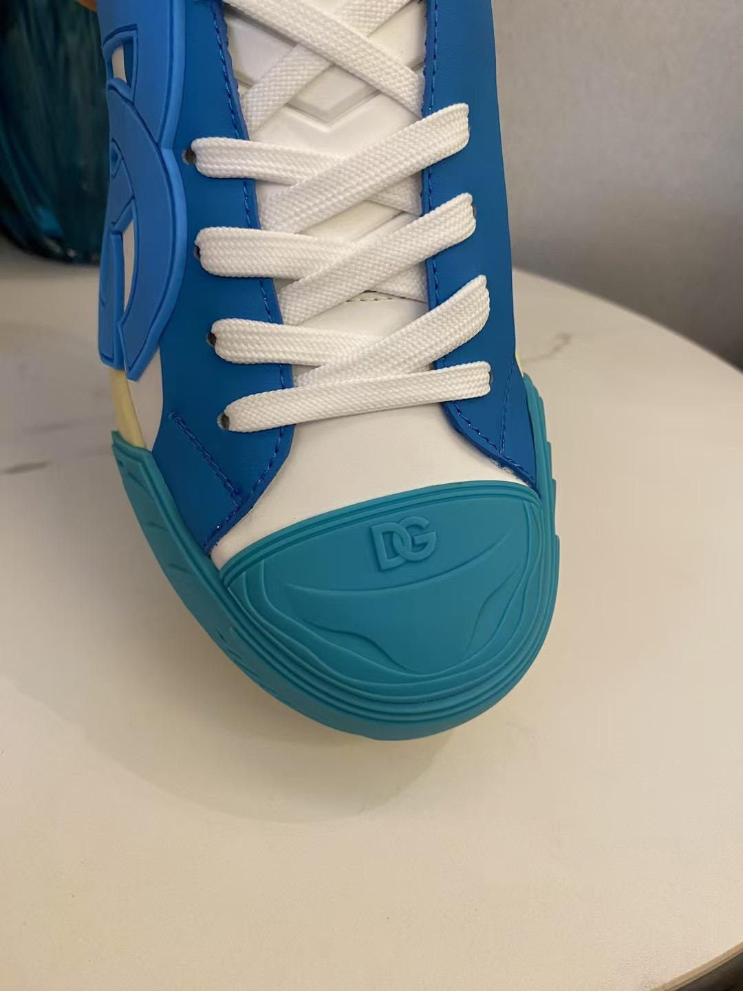 Dolce & Gabbana DG Low-Top Sneakers Blue/White