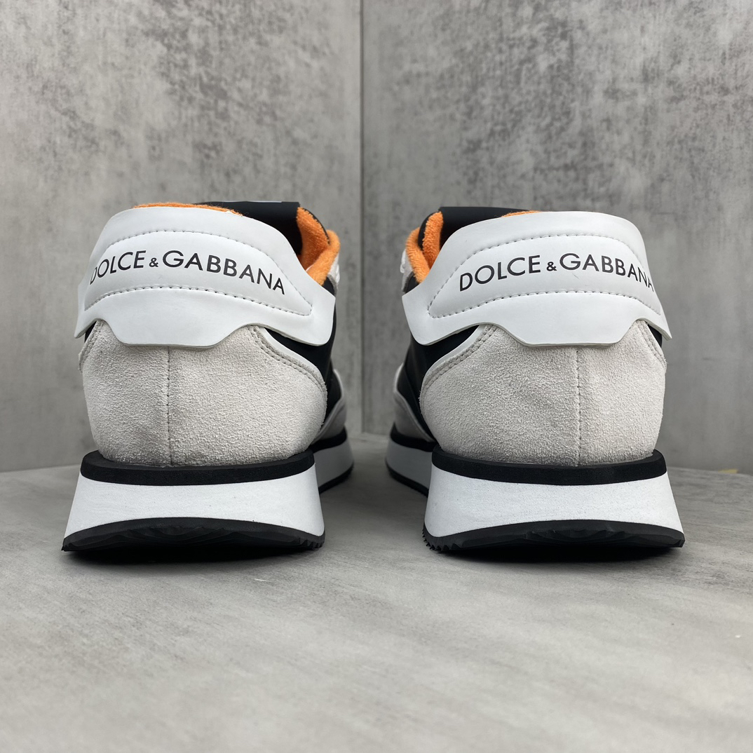 Dolce & Gabbana DG Daymaster Sneakers Black/White/Orange