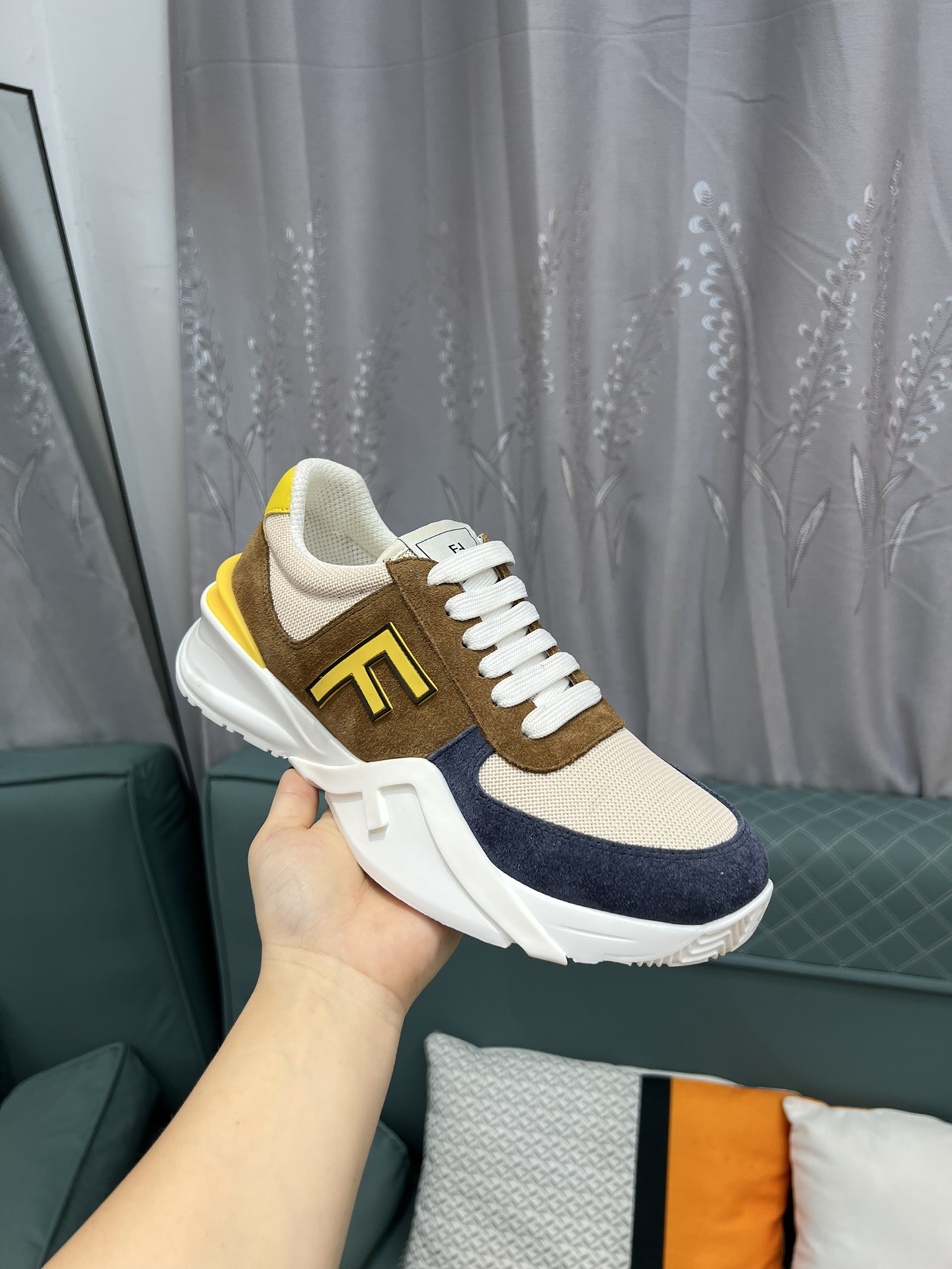 Fendi Chunky Casual Sneakers Multi