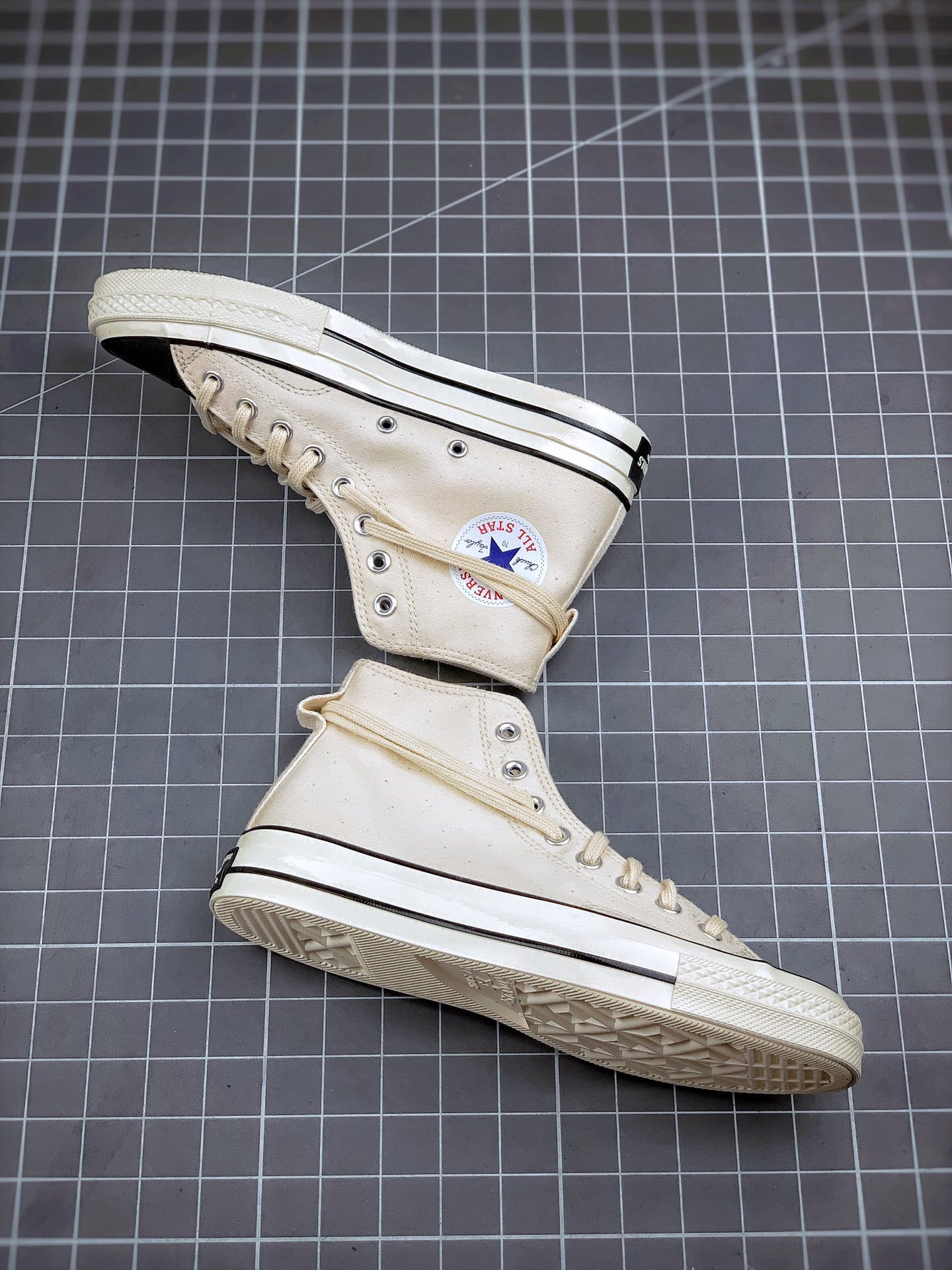 Essentials x Converse Chuck 70 High Black Beige