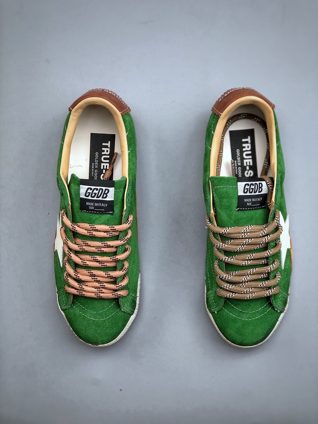 Golden Goose True-Star Suede Sneakers Green