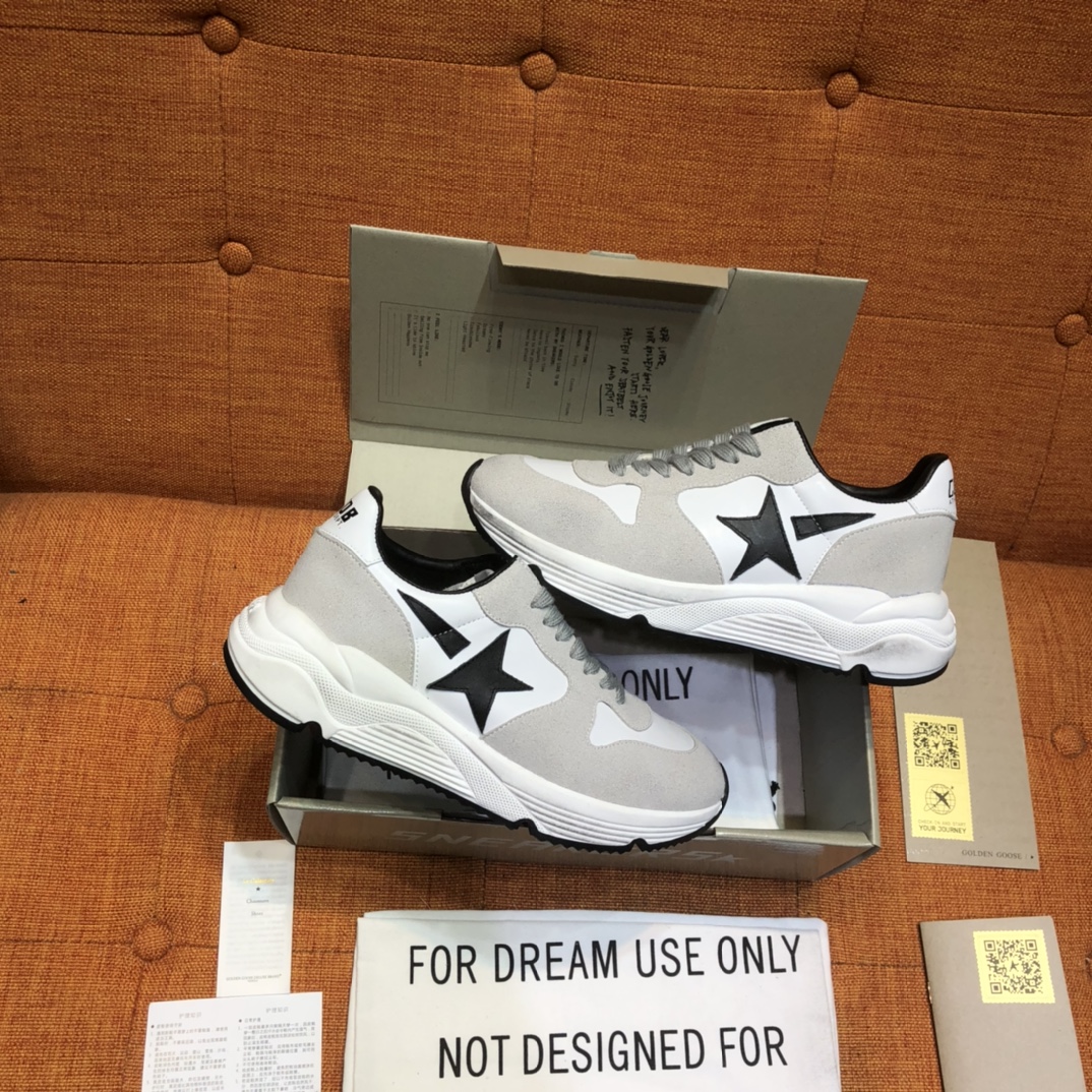 Golden Goose Running Sneakers White/Grey