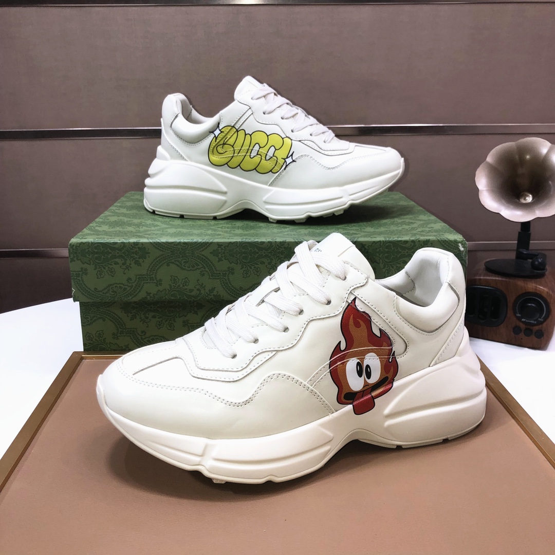 Gucci Rhyton Dad Sneakers Cream