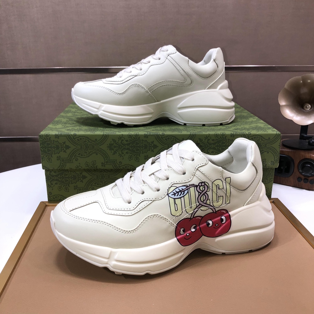 Gucci Cherry Dad Sneakers White