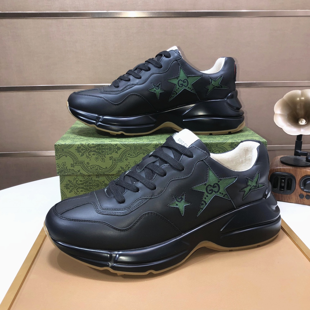 Gucci Chunky Dad Sneakers Black/Green