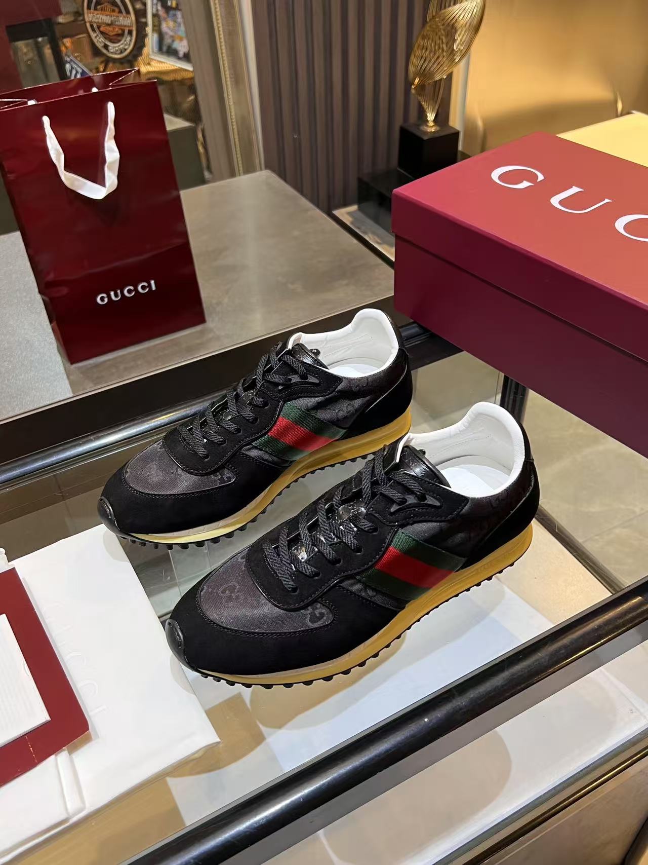 Gucci Re-Motion Platform Sneakers Black