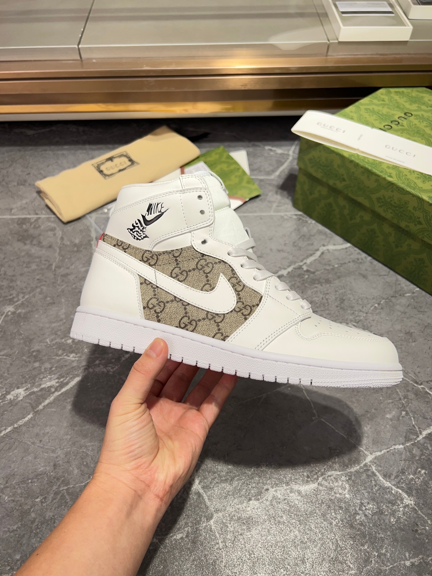 Gucci GG Canvas High-Top Sneakers Multi-Color
