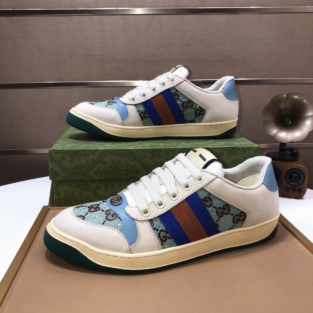 Gucci GG Canvas Low-Top Sneakers Multi-Color
