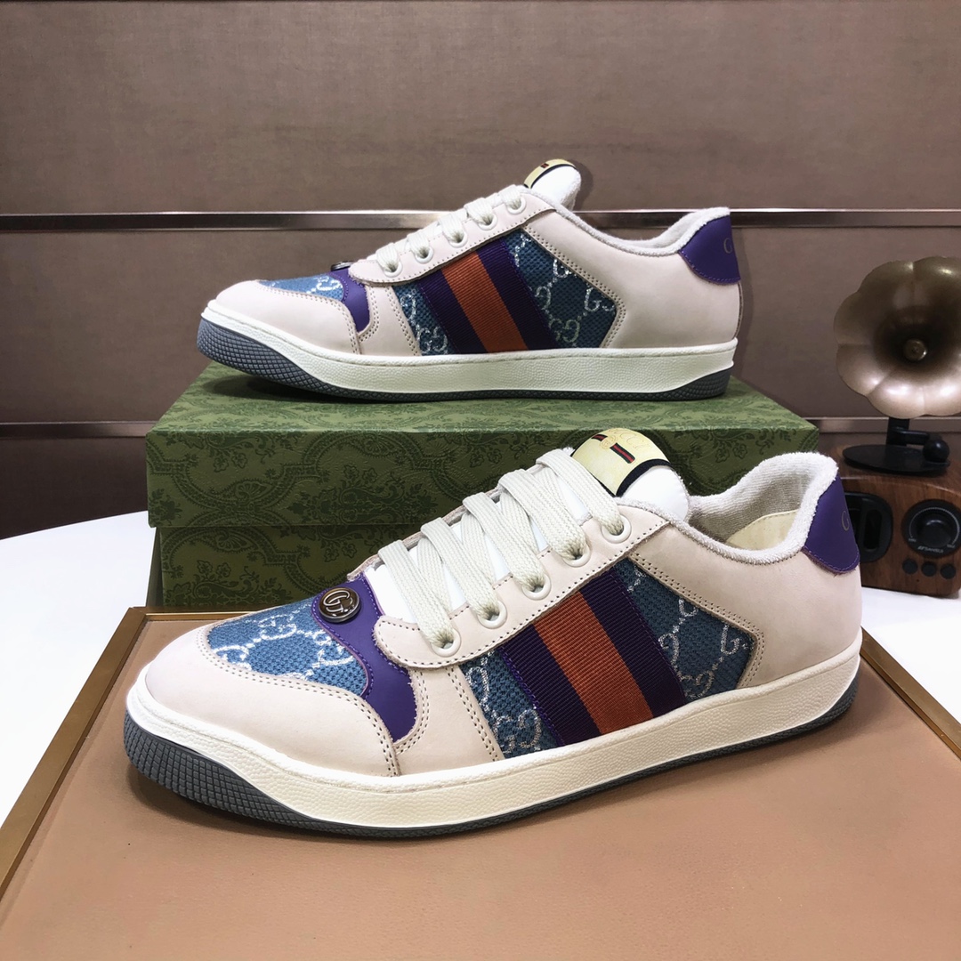 Gucci GG Canvas Low-Top Sneakers Multicolor