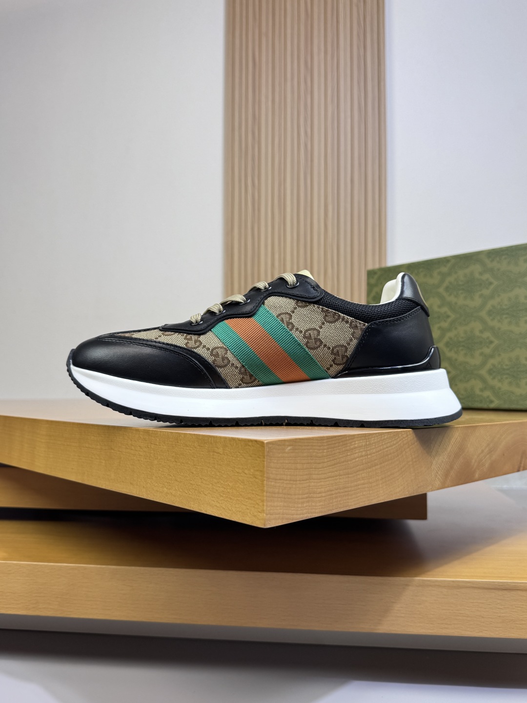 Gucci GG Web Stripe Runner Sneakers Multi