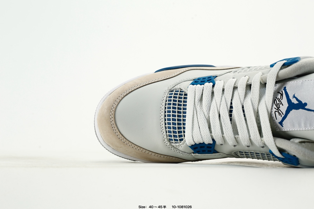 Nike Air Jordan 4 Retro OG Military Blue White Grey Blue