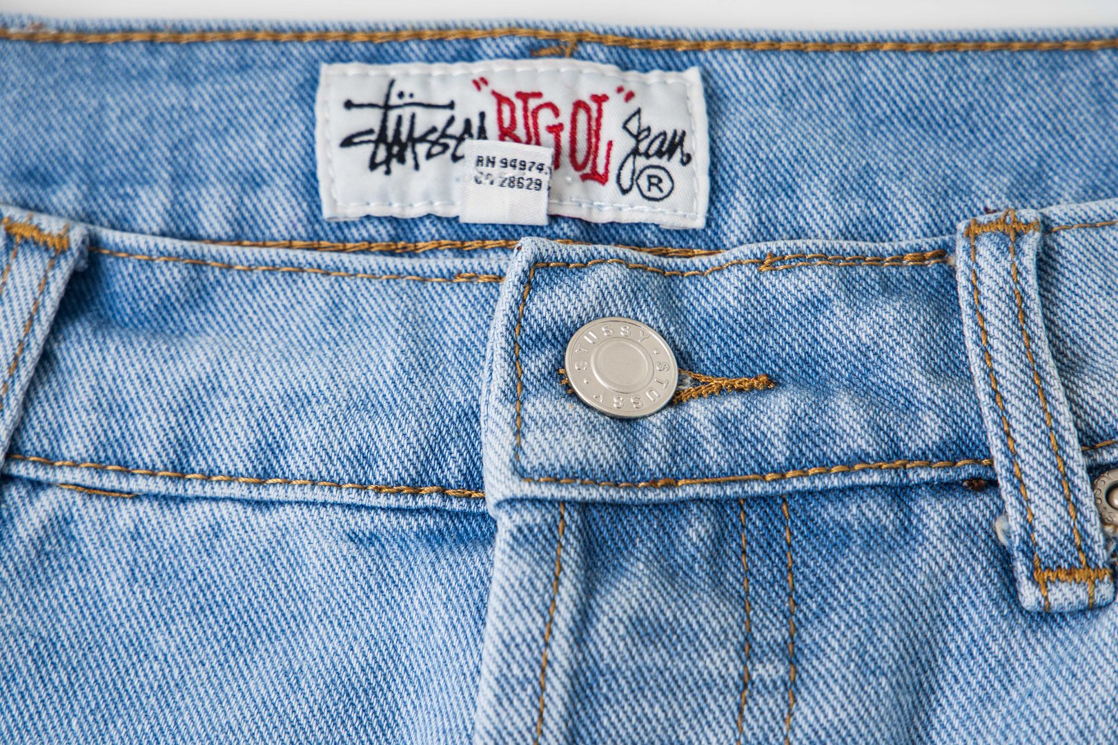 Stussy SS25 Big Ol' Jeans Light Blue