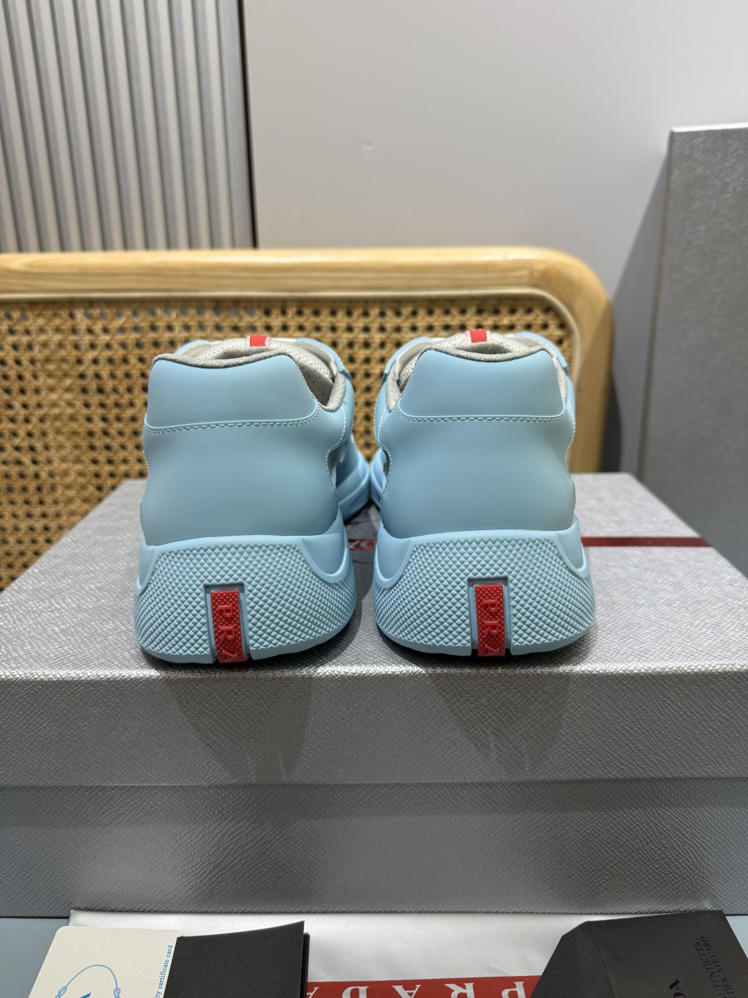 Prada Americas Cup Sneakers Blue