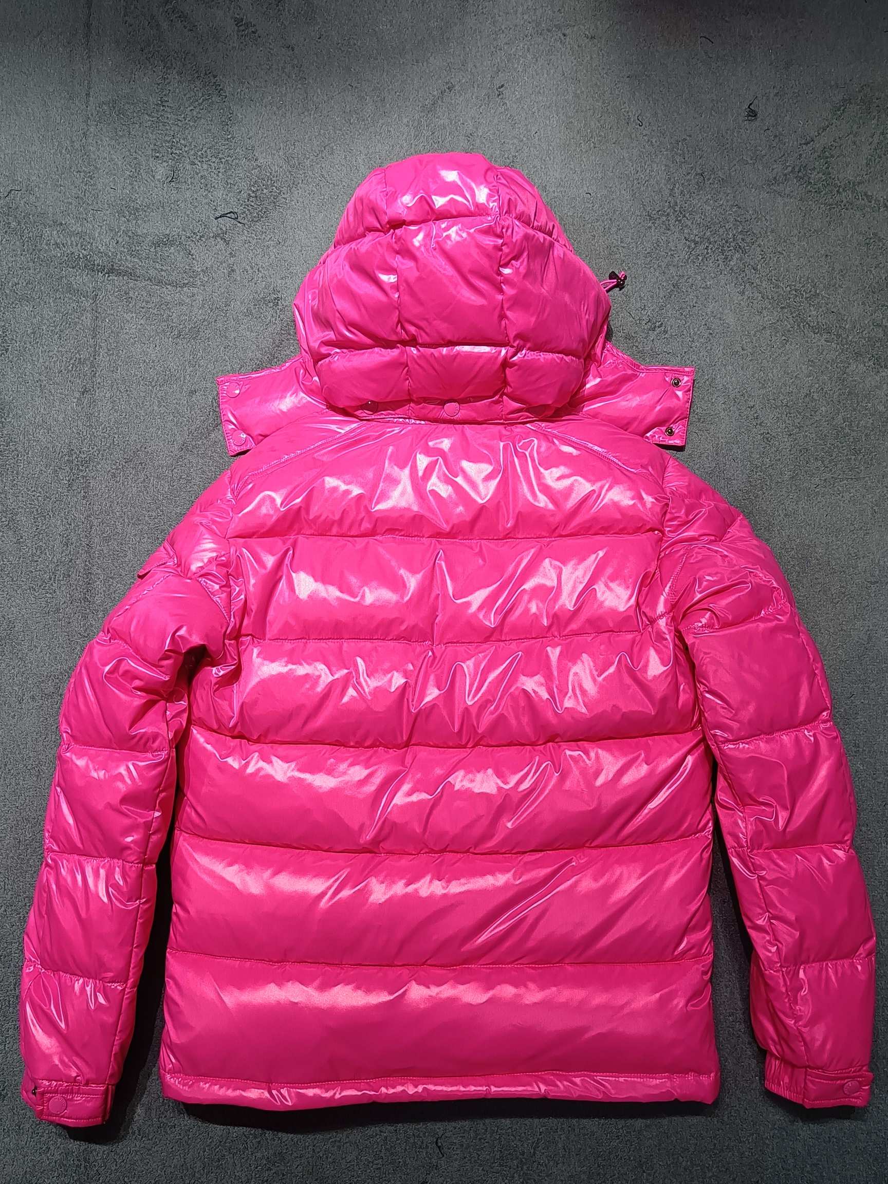 Moncler Maya Short Down Jacket Hot Pink