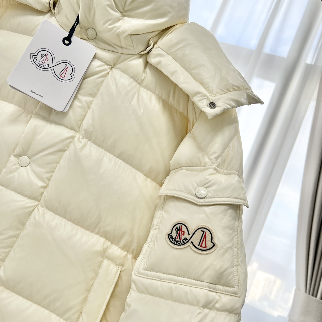 Moncler Maya 70th Down Jacket Cream