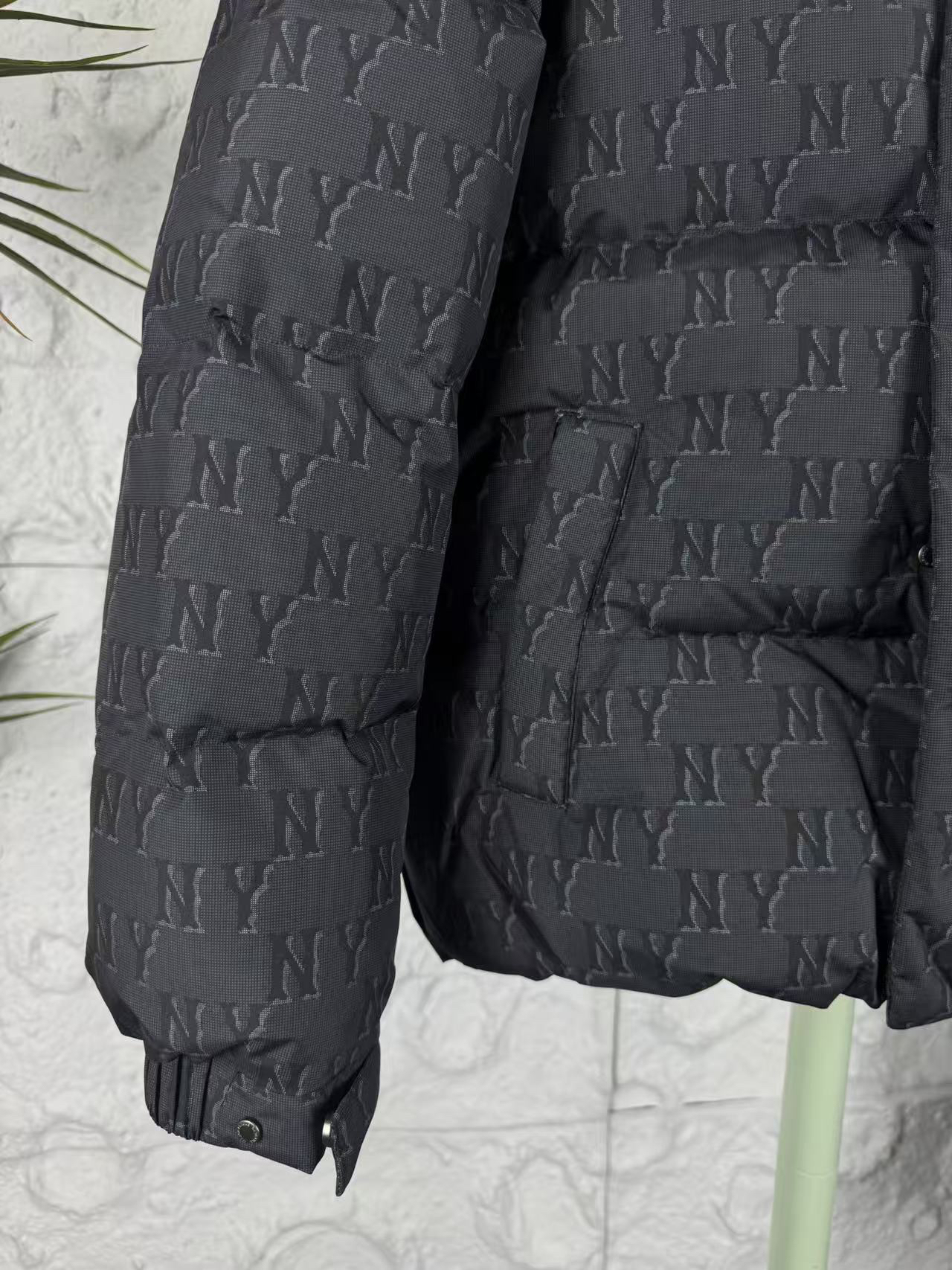 MLB NY Monogram Down Jacket Black