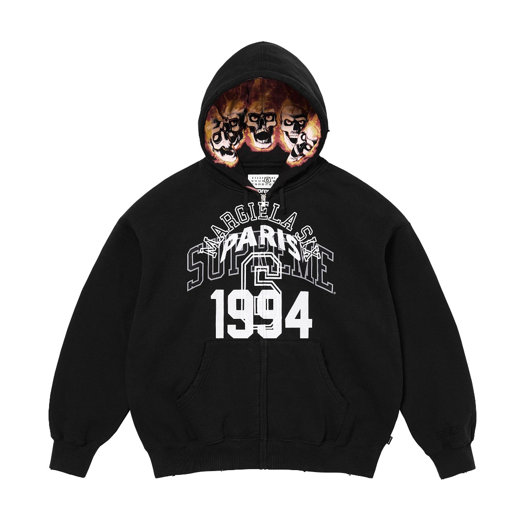 Supreme x MM6 Zip Hoodie Multi-color