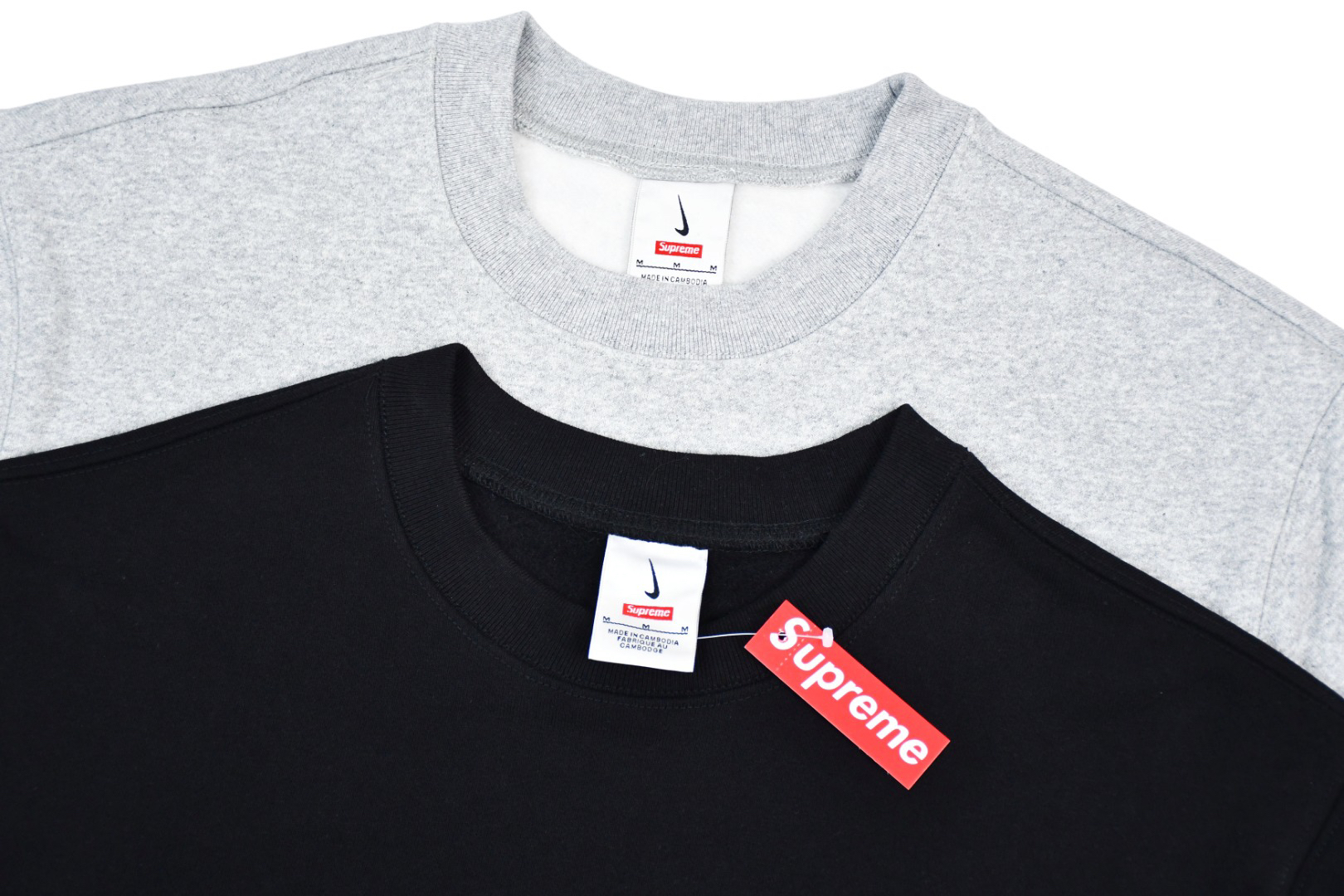 Supreme x Nike Arc Crewneck Fleece Sweatshirt Multicolor