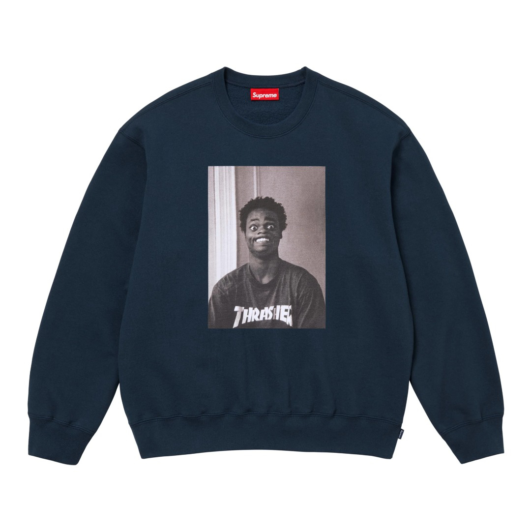 Supreme x Thrasher Crewneck Fleece Multi-Color