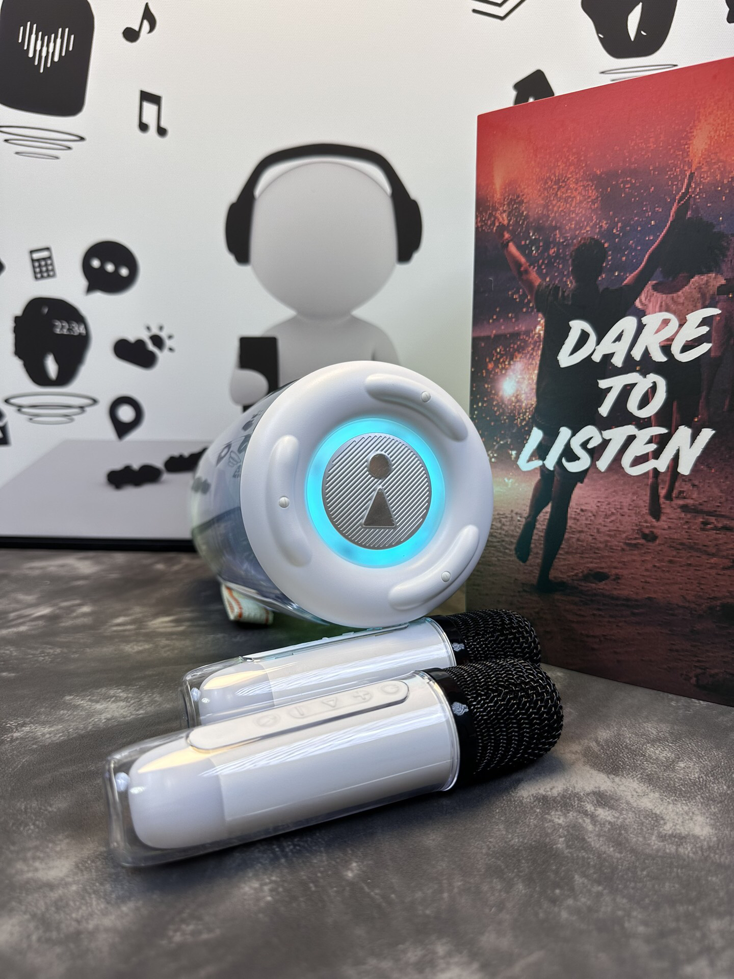 JBL Pulse 7 Karaoke Speaker White