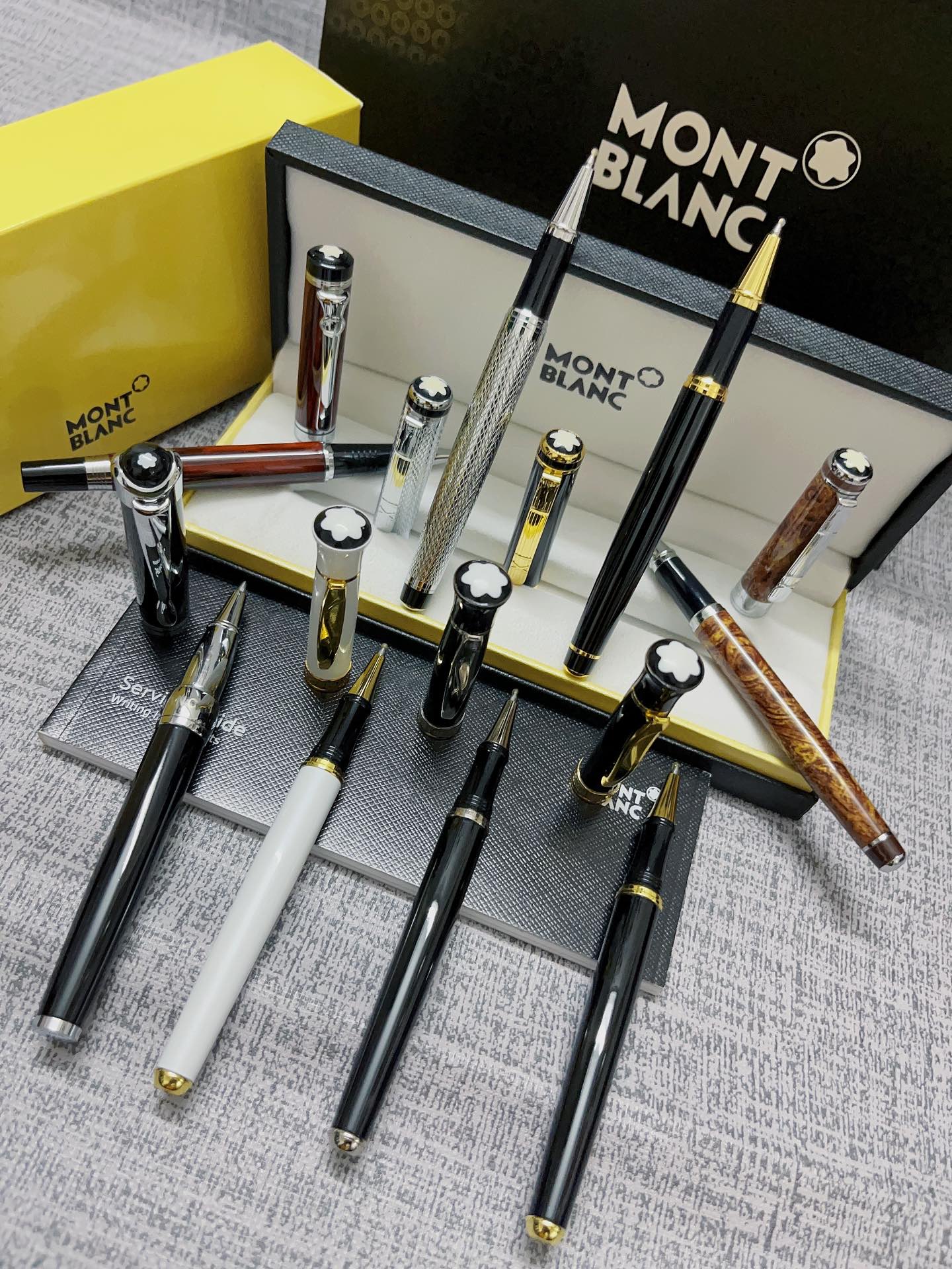 Montblanc Luxury Rollerball Pen Set Multicolor