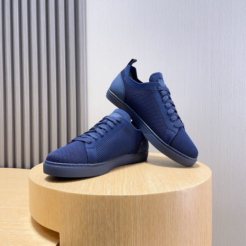 Lacoste Classic Knit Casual Sneakers Navy Blue