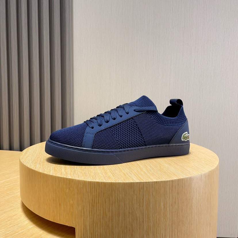 Lacoste Knit Casual Sneakers Navy