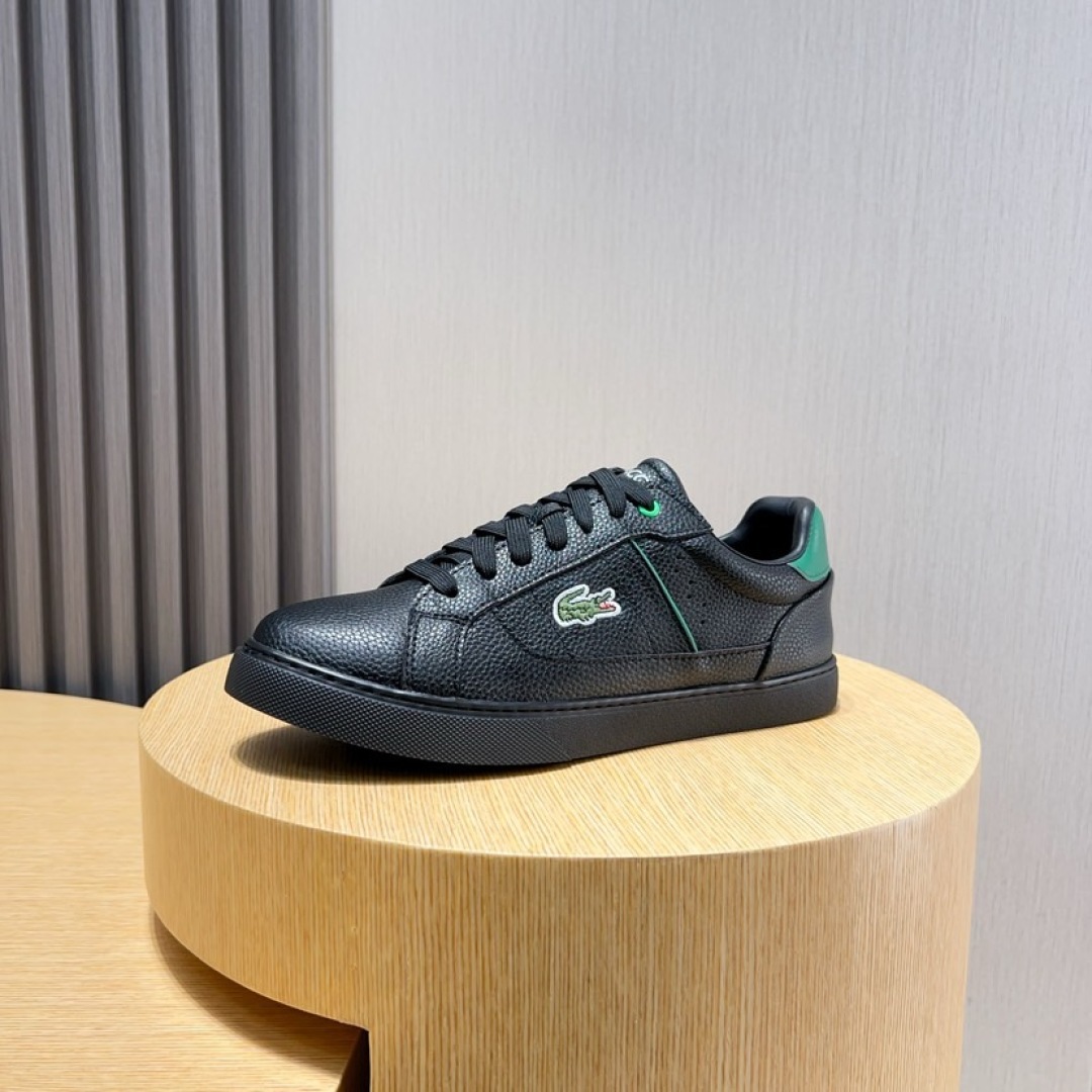 Lacoste Classic Leather Sneaker Black/Green