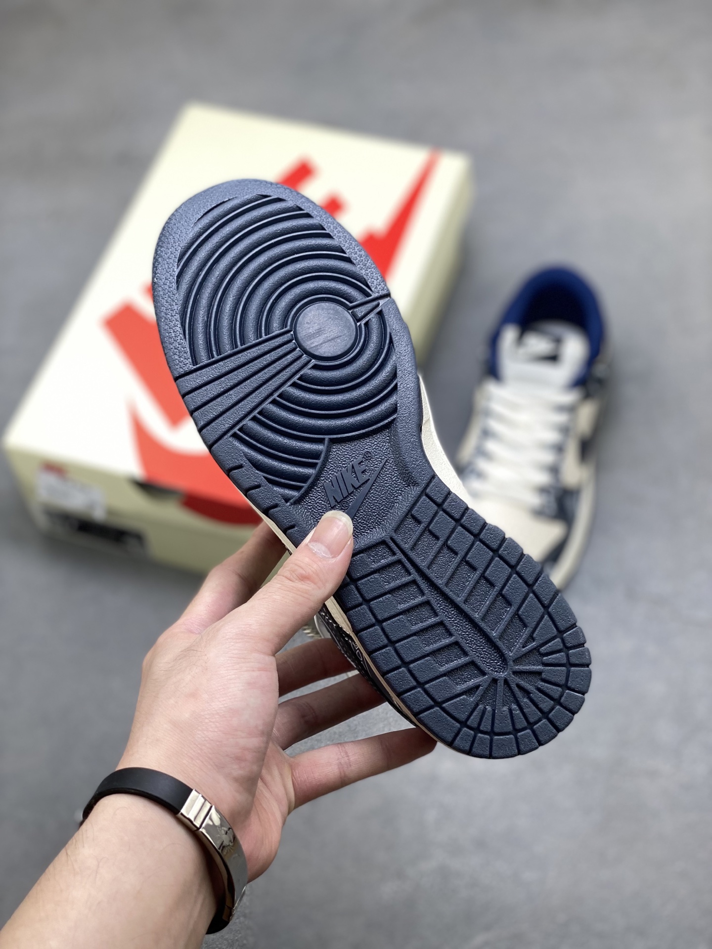 Nike Dunk Low DIY Navy Sail