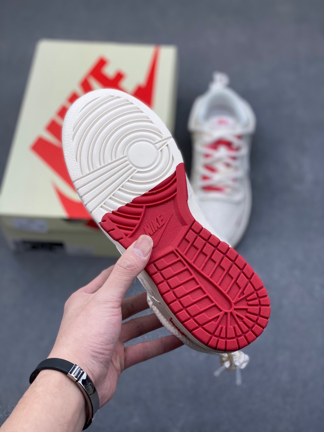 Nike SB Dunk Stussy White Red