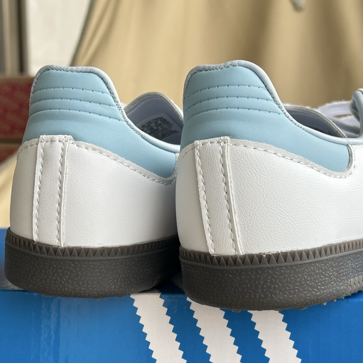 Adidas Samba ID2055 White Blue Sneakers