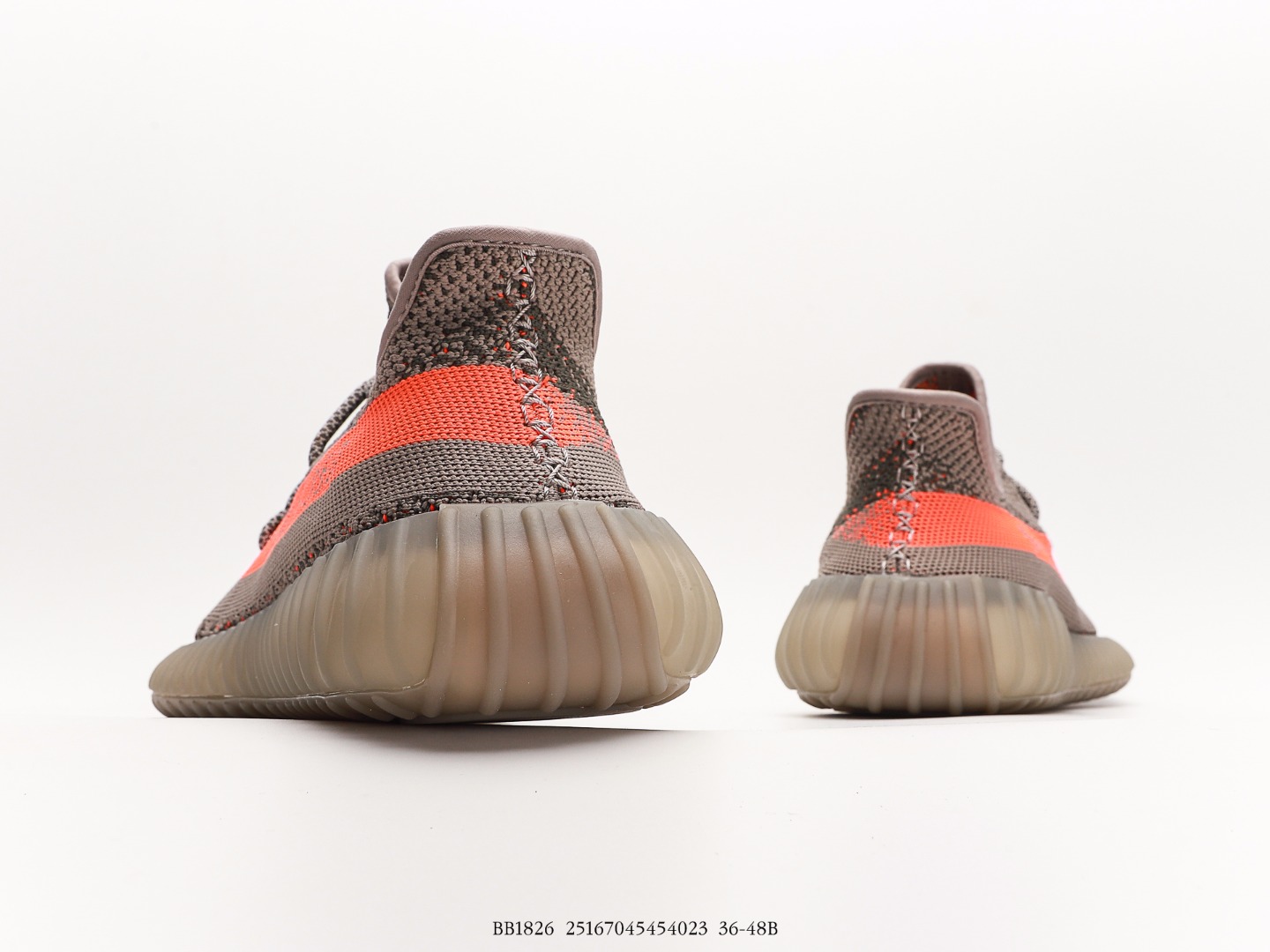 Adidas Yeezy Boost 350 V2 Beluga Gray/Orange Sneakers