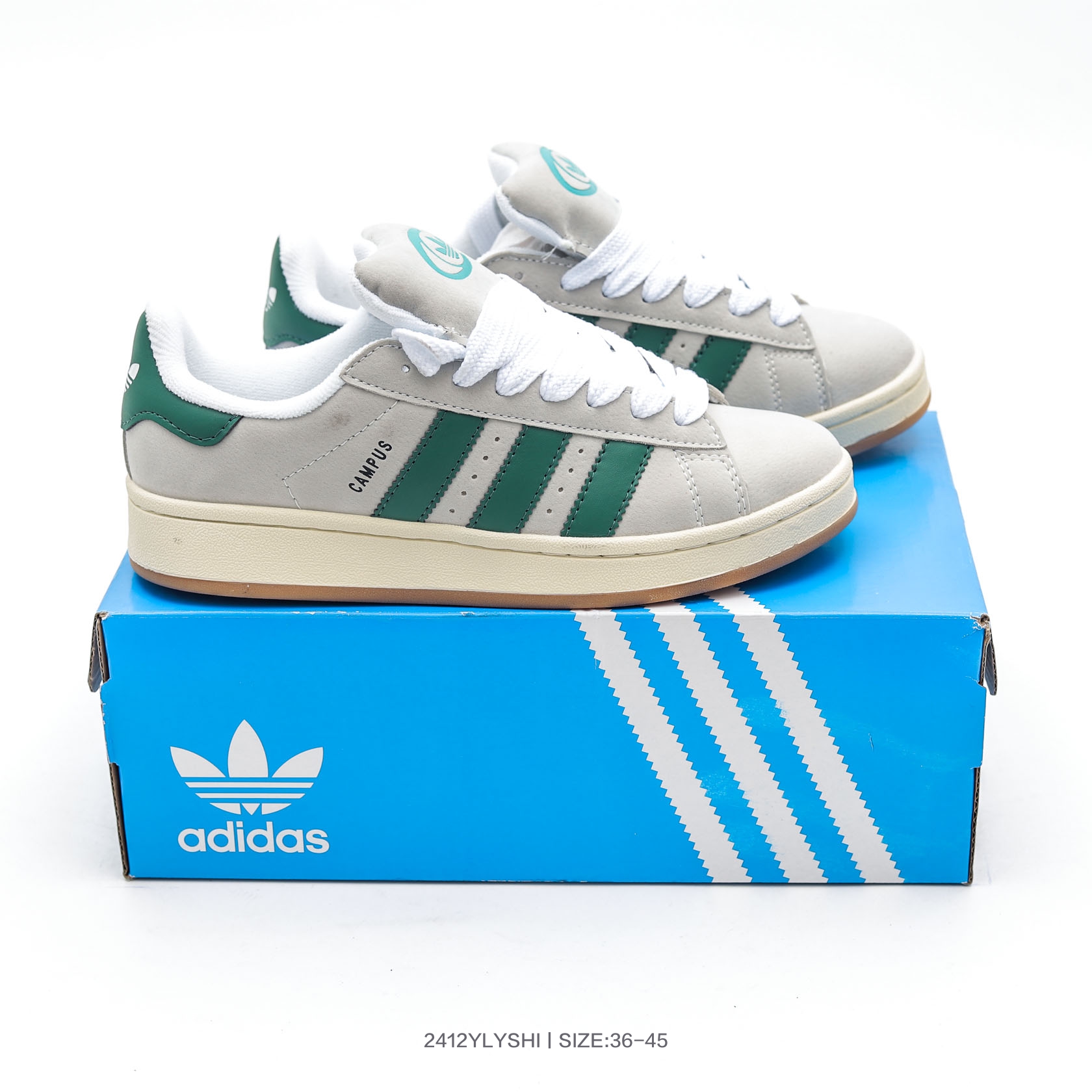Adidas Originals Campus 00s Low Sneakers Grey/Green