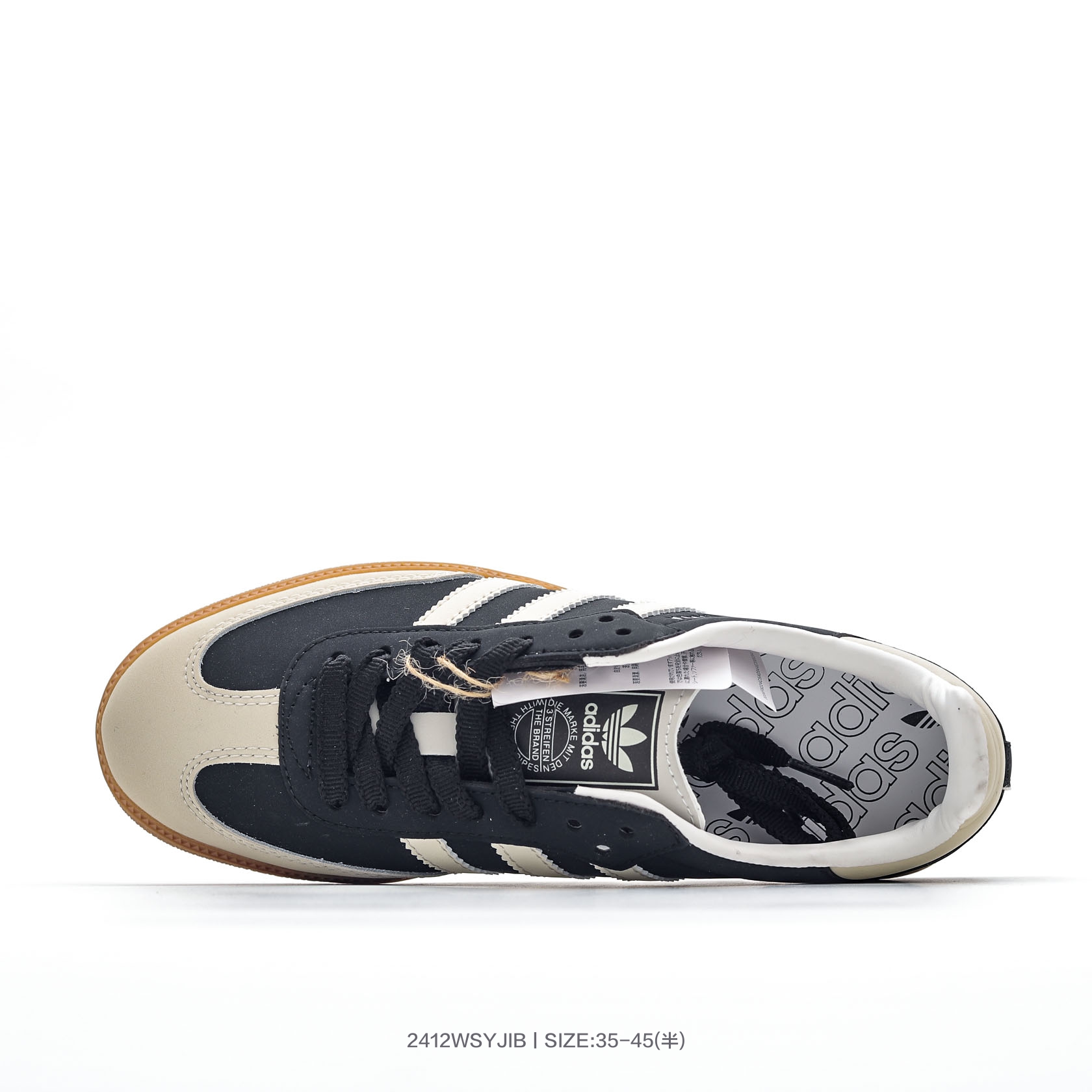 Adidas Originals Samba OG Gum Sole Sneakers Black/White