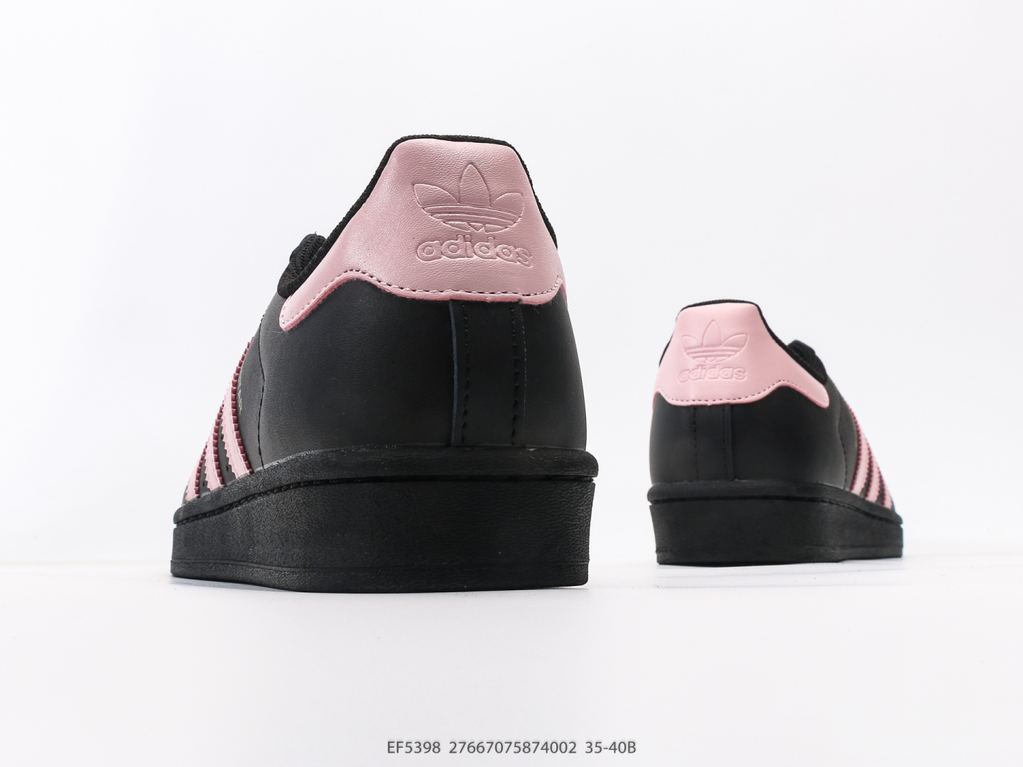 Adidas Originals Superstar XLG Platform Sneakers Black/Pink