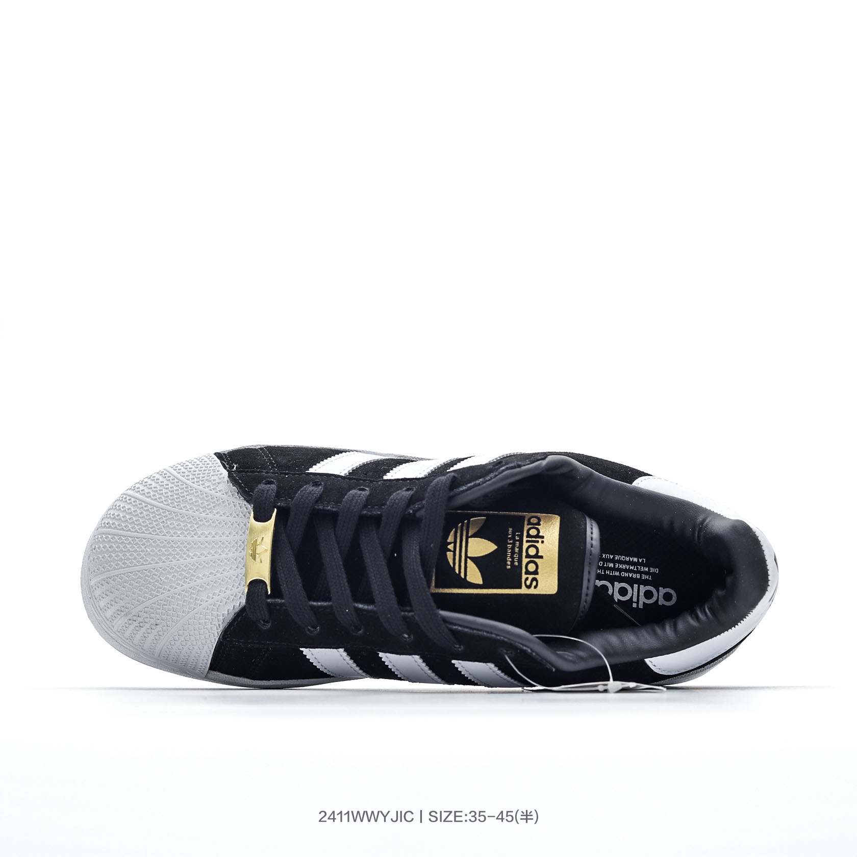 Adidas Superstar XLG Platform Sneaker Black/White