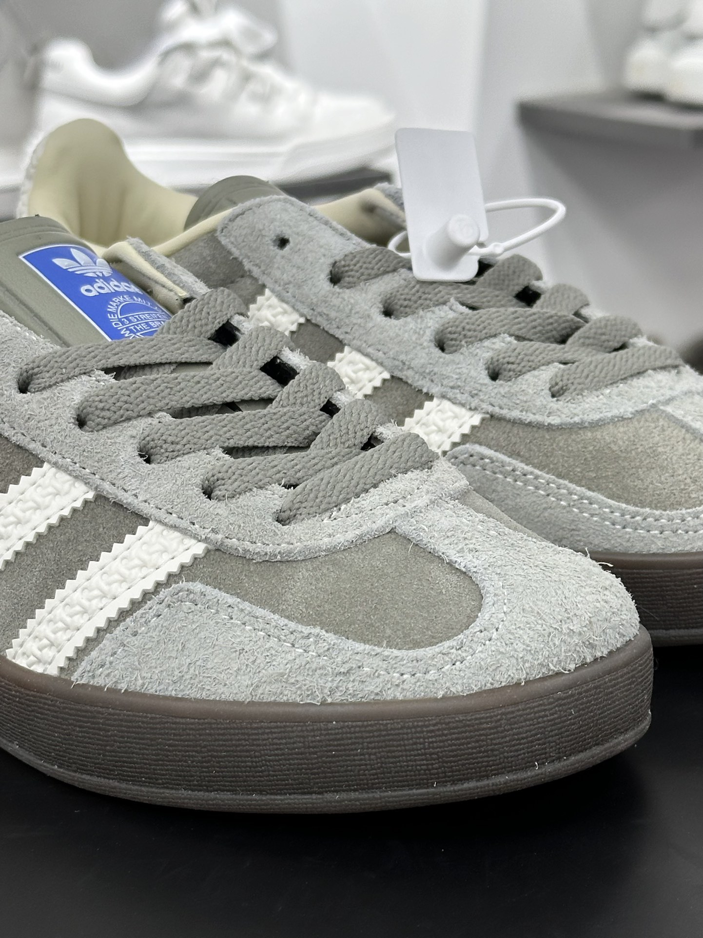 Adidas Gazelle Suede Trainers Grey