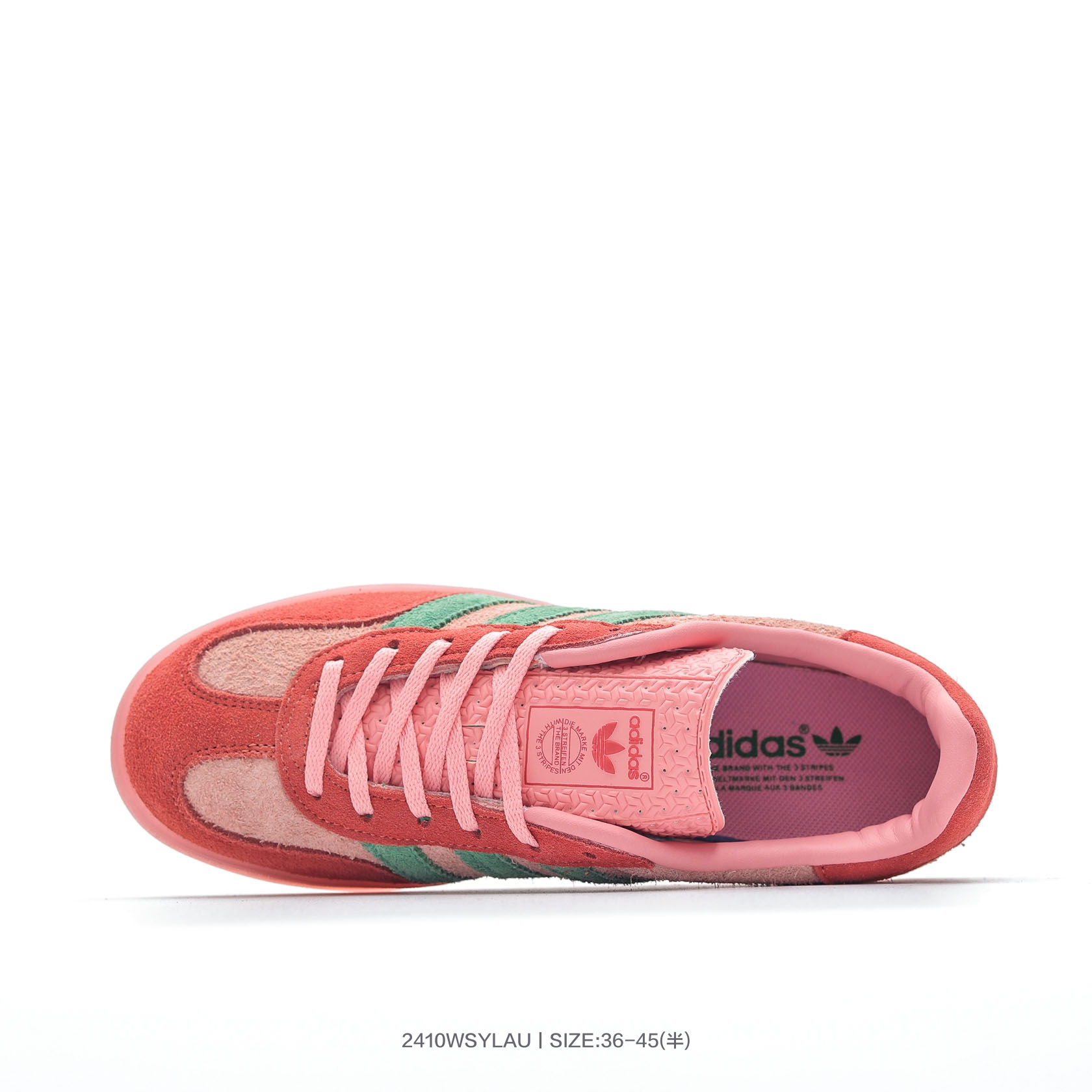 Adidas Gazelle Indoor Trainers Pink/Green