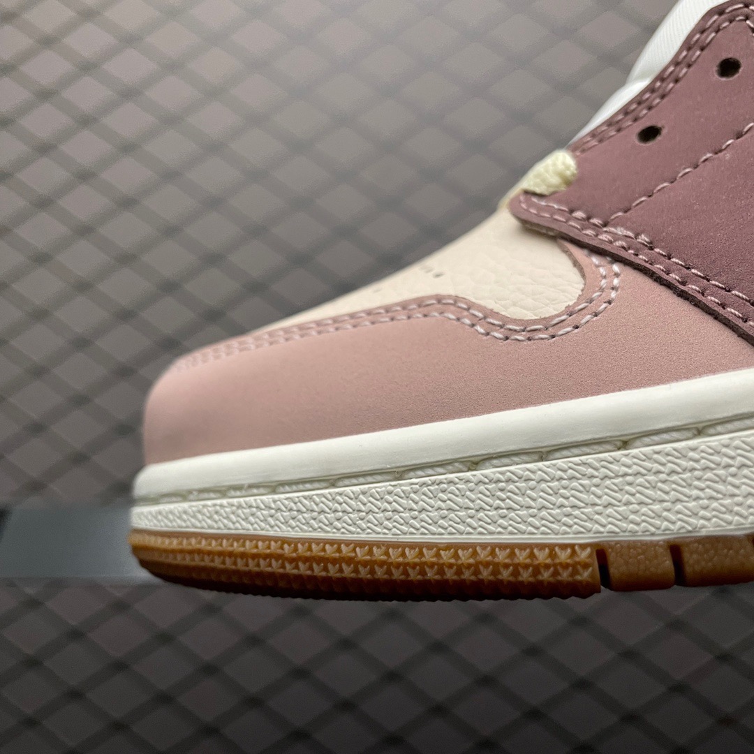 Jordan Air Jordan 1 Mid Pink Suede Sneakers Pink
