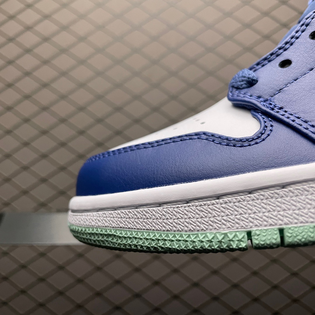 Jordan 1 Mid Blue Mint White