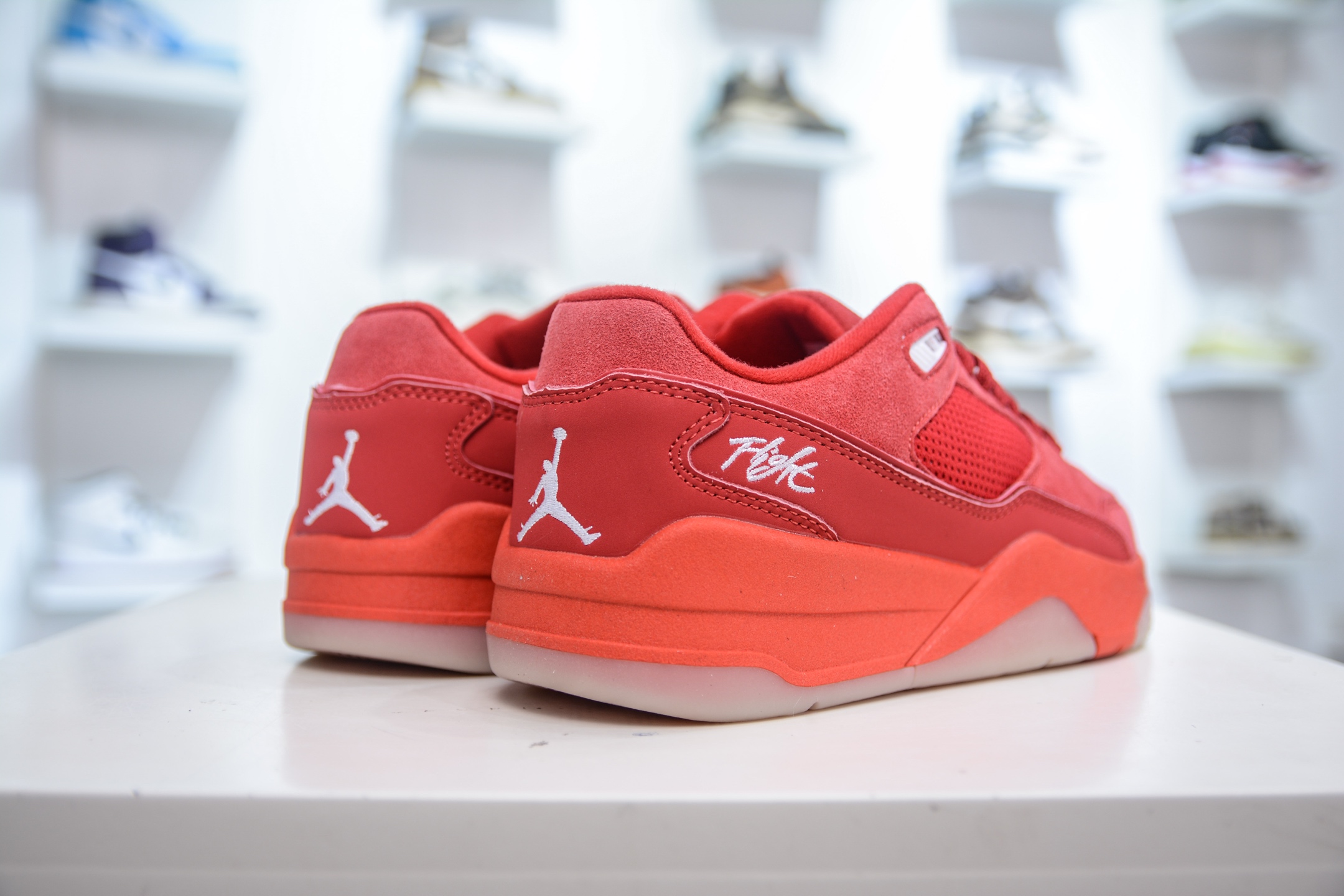Jordan Flight Court Low Retro Sneakers Red