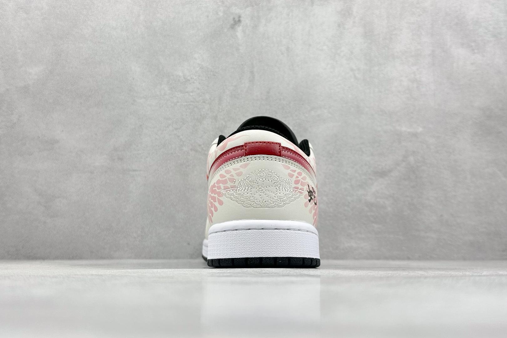 Jordan 1 Low Snake Custom Sneakers Red/White
