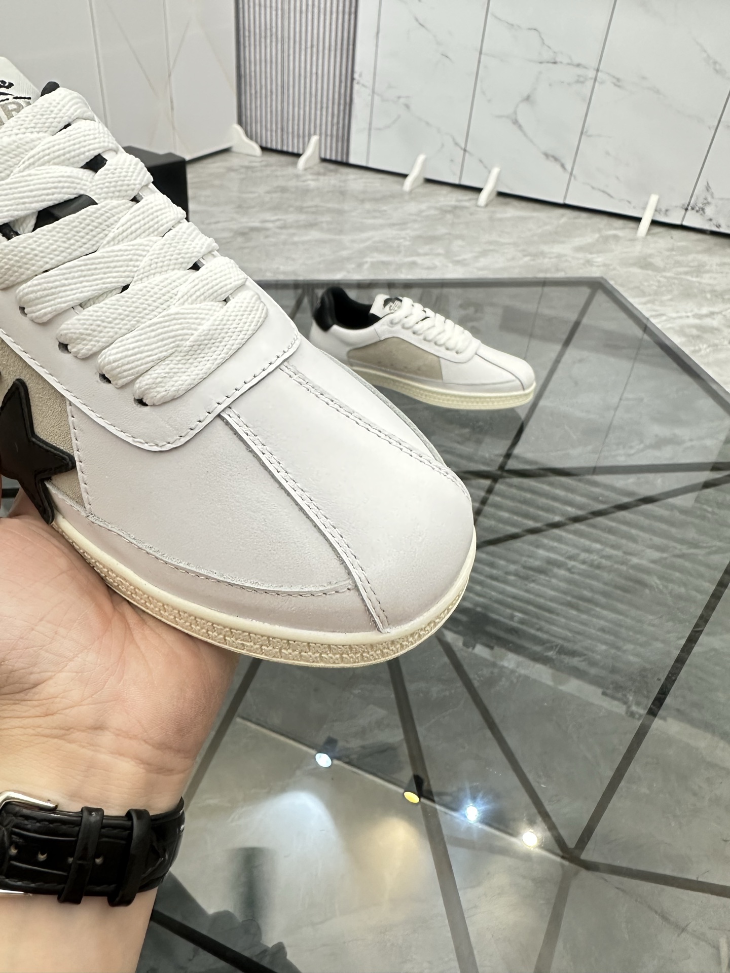 Amiri Star Low-Top Sneakers White/Black